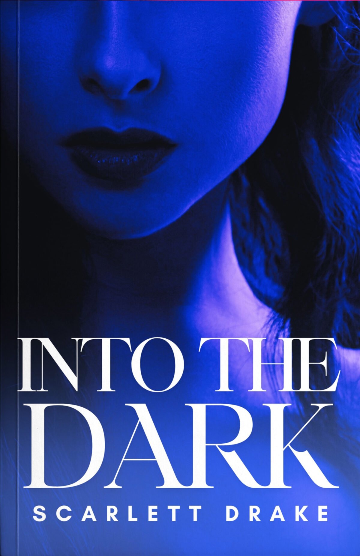 into the dark by scarlett drake book cover art